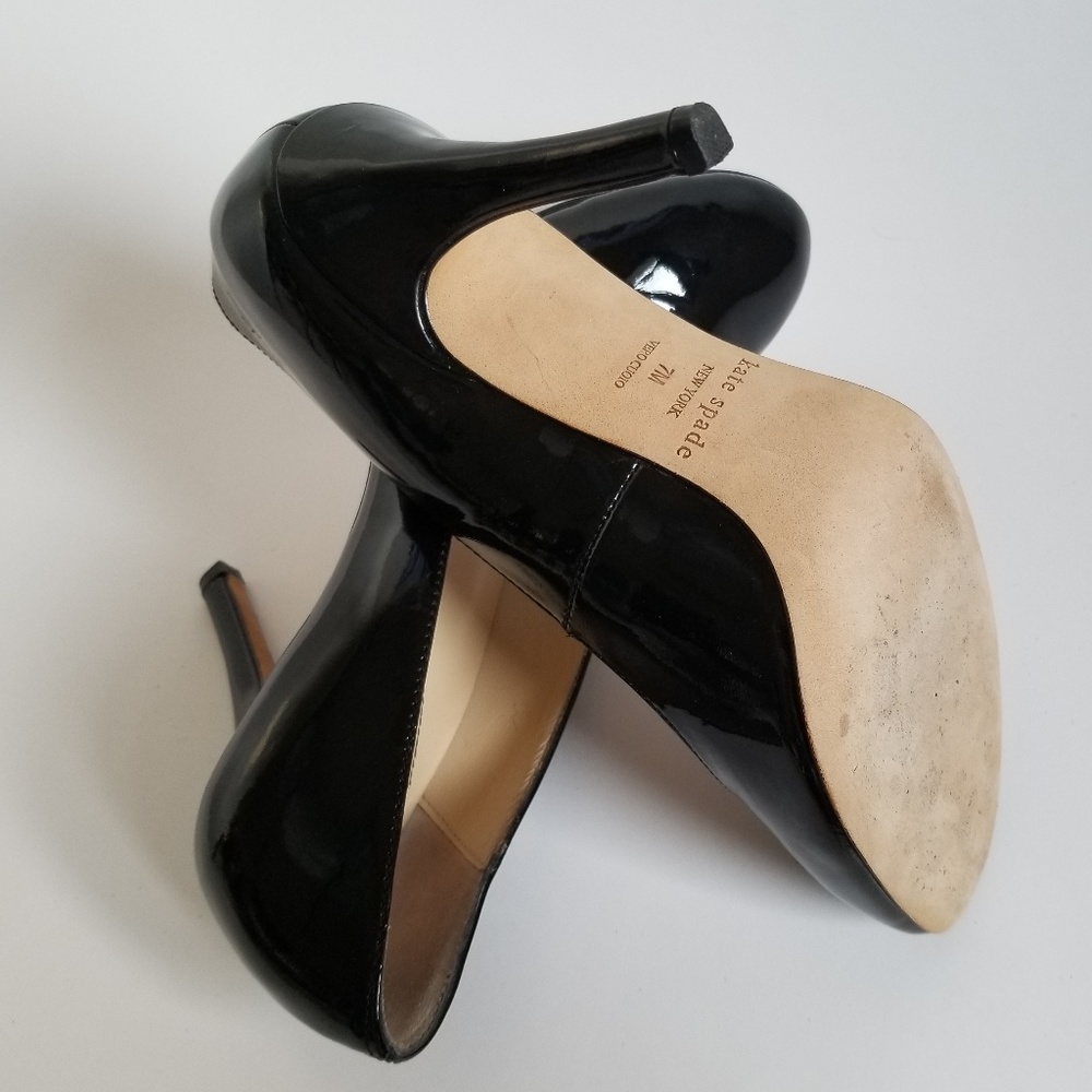 kate spade new york black patent leather pump - Picture 5 of 7